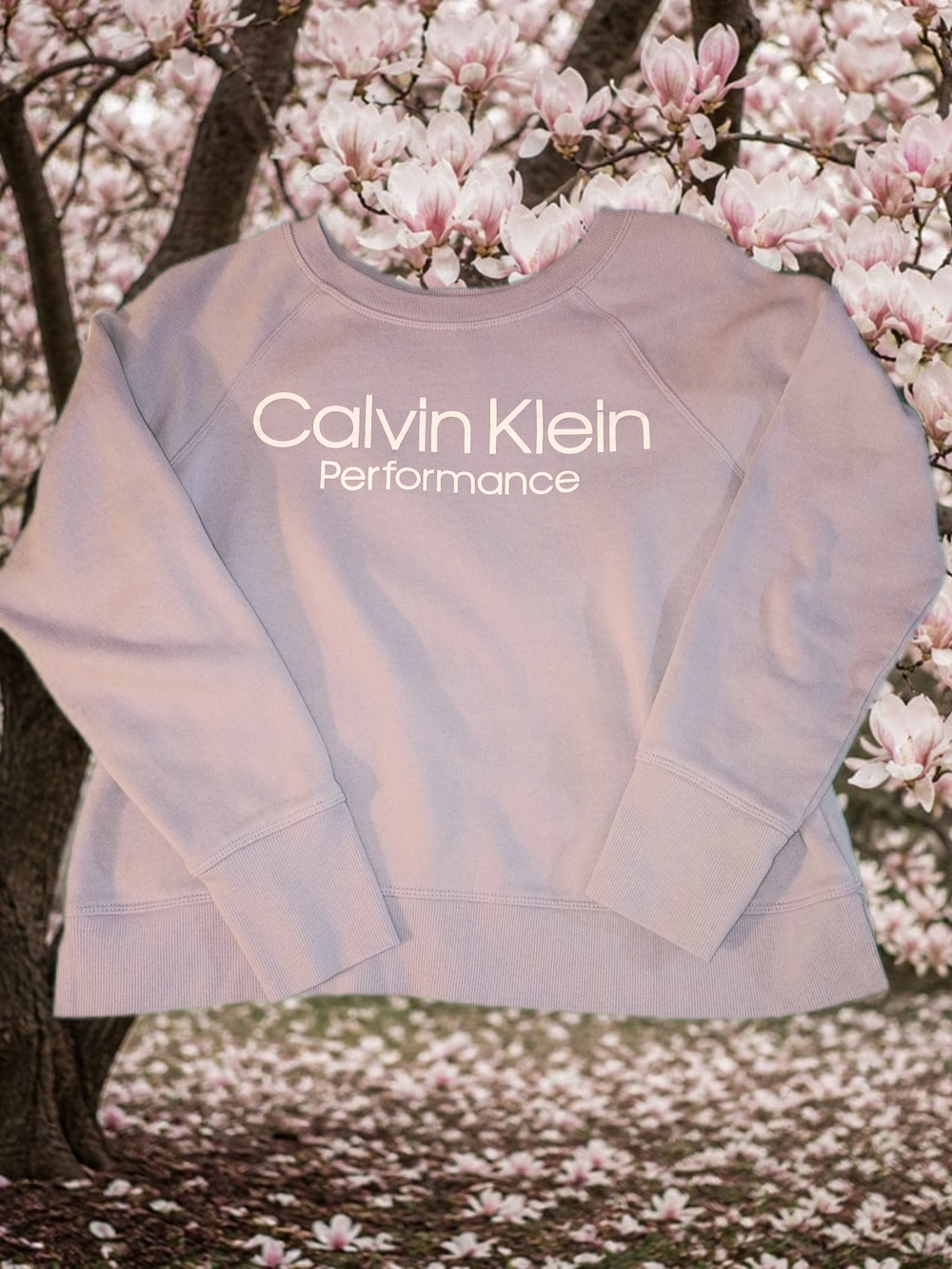 Calvin Klein Performance Lavender Sweatshirt And Sweatpants